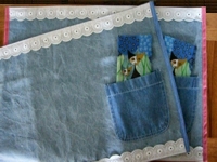 Probieren geht uber Studieren Jeans Place Mats